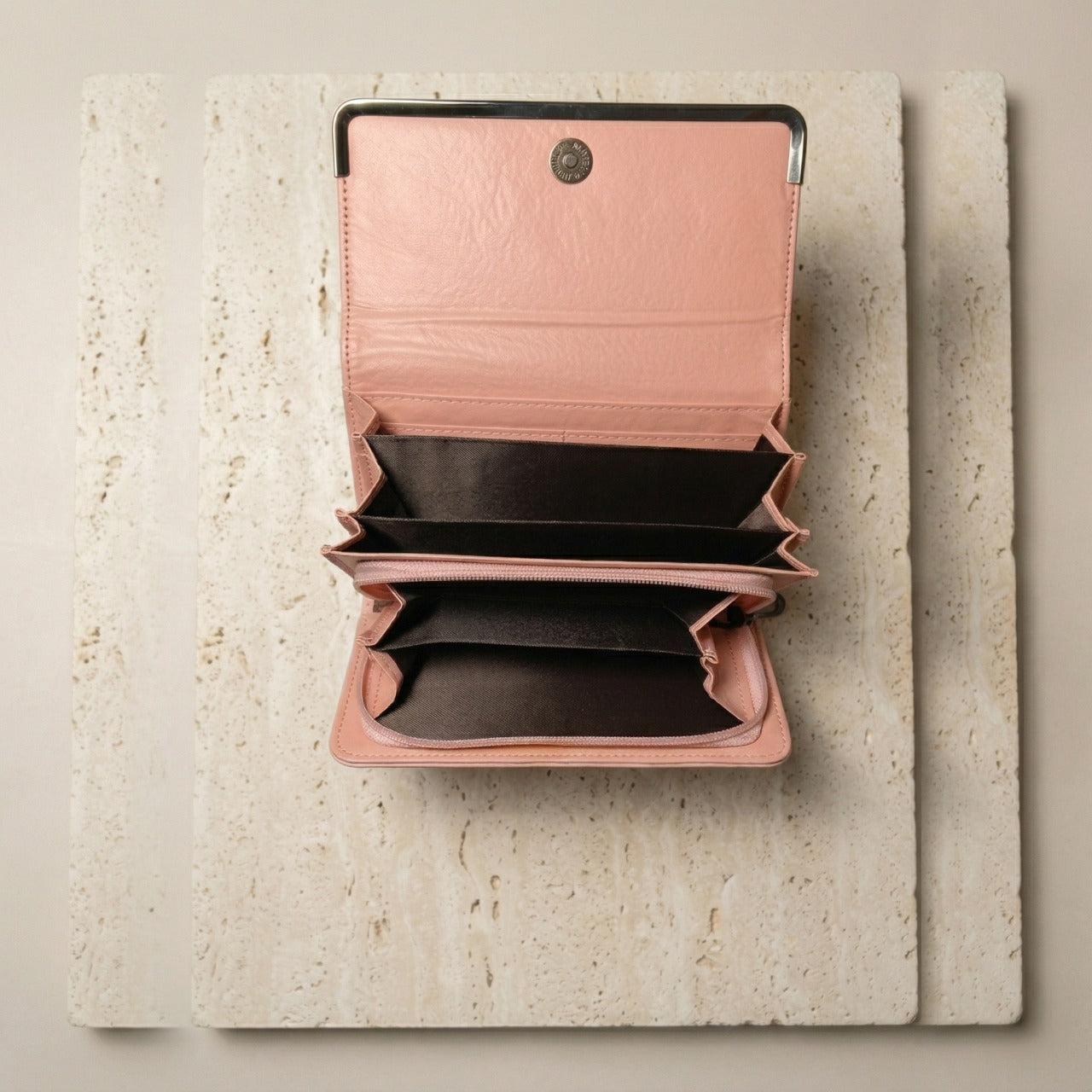 Marble Textured Clutch Wallet