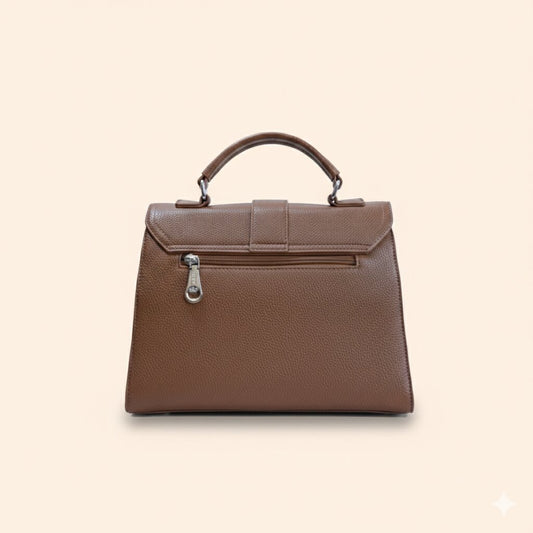 The Classic Pebbled Top-Handle Satchel