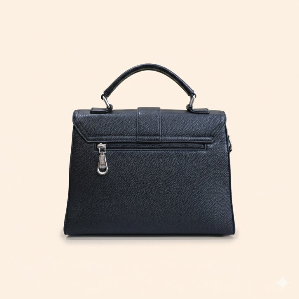 The Classic Pebbled Top-Handle Satchel