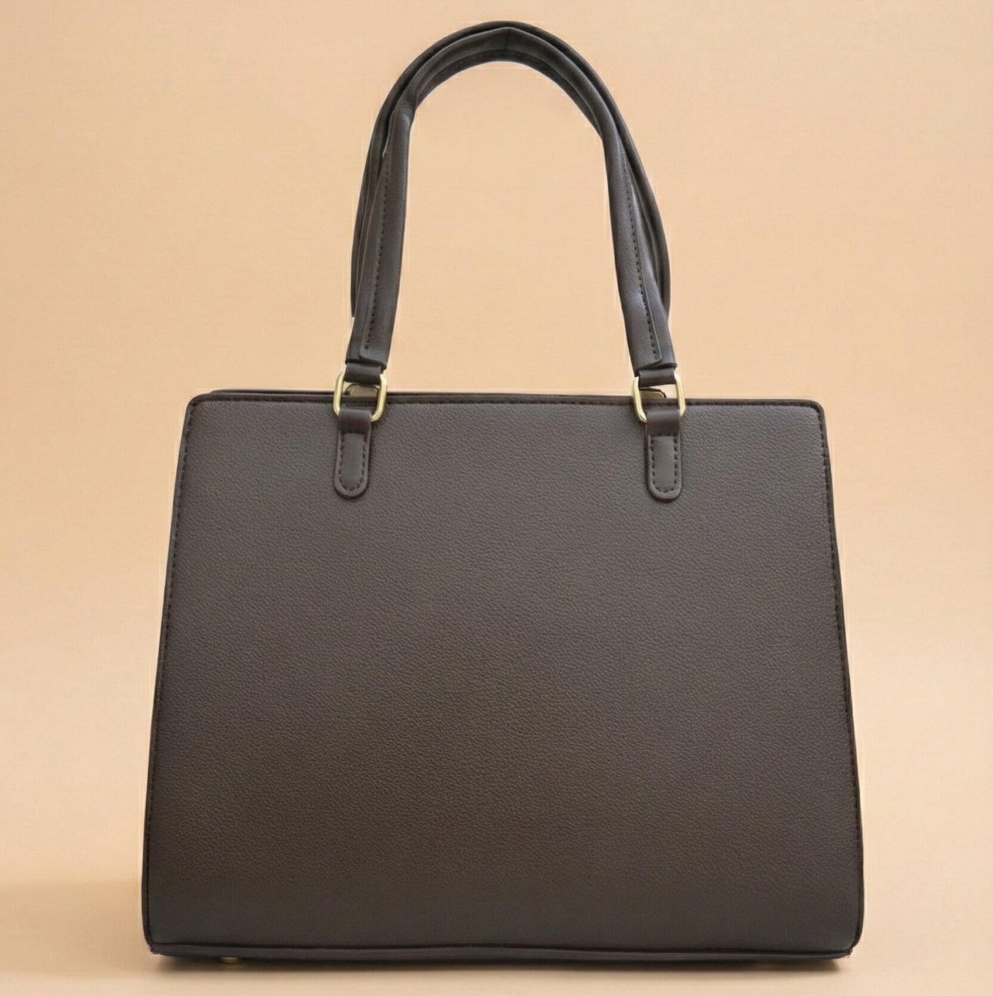 Textured Tote Bag with Crossbody Strap