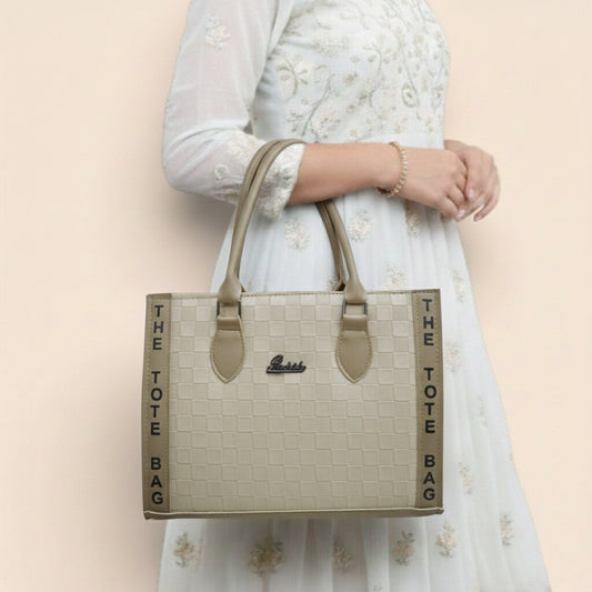 Checkered "The Tote Bag"