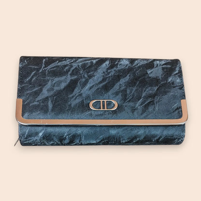 Marble Textured Clutch Wallet