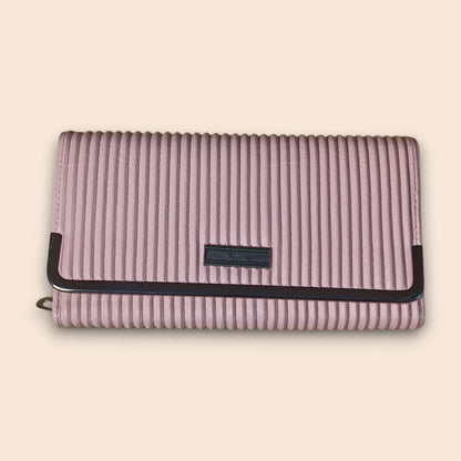 Pleated Frame Clutch Wallet