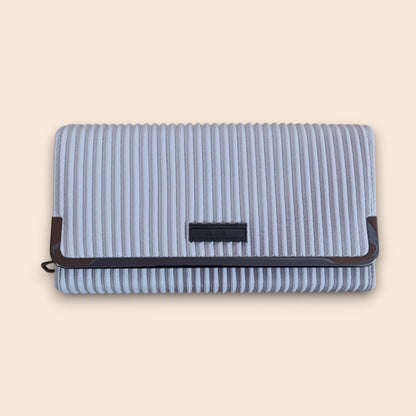 Pleated Frame Clutch Wallet