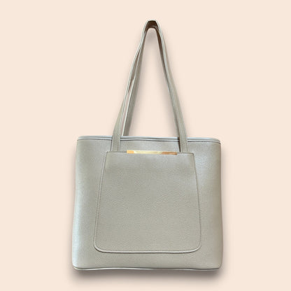 Gold Bar Pebbled Tote Bag