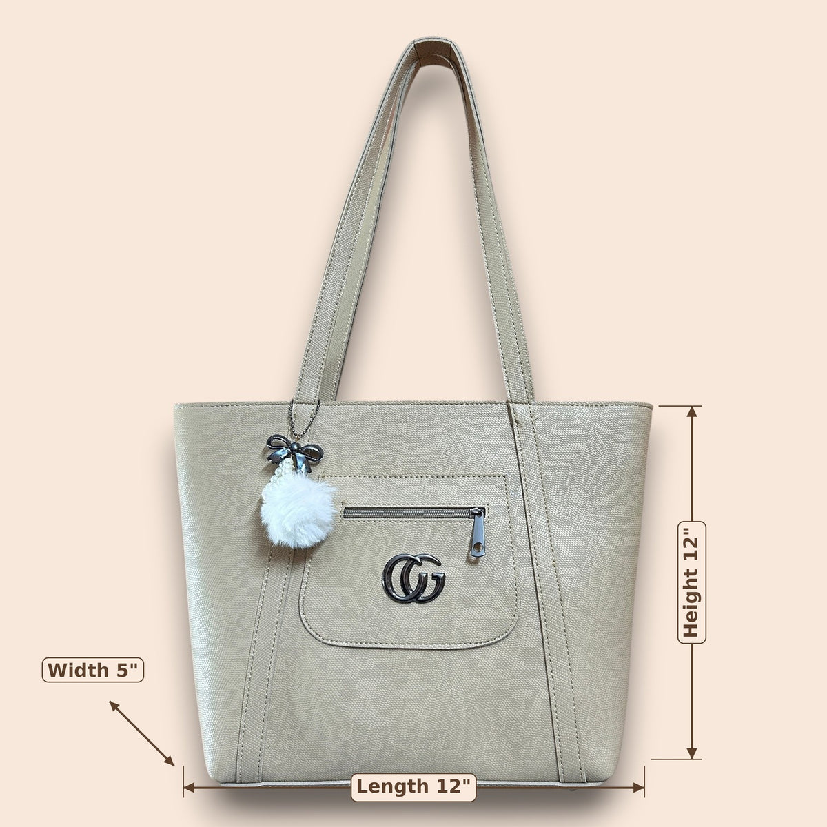 Charm Pocket Tote Bag