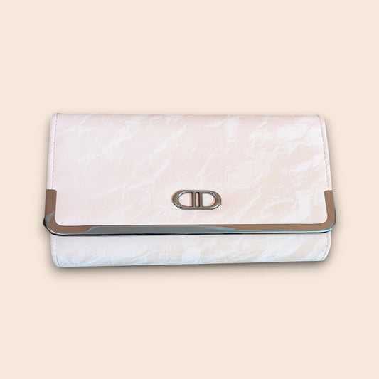 Marble Textured Clutch Wallet