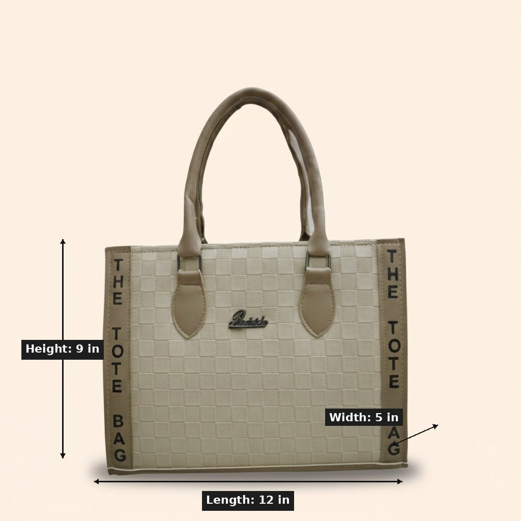 Checkered "The Tote Bag"