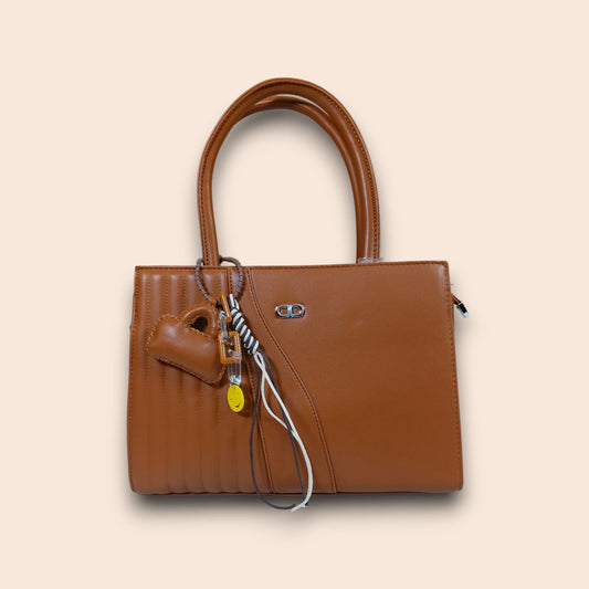 Top-Handle Handbag with Charms